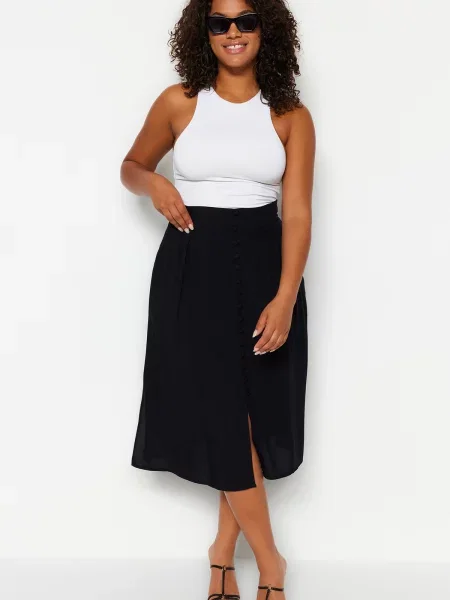 Fustă Trendyol negru