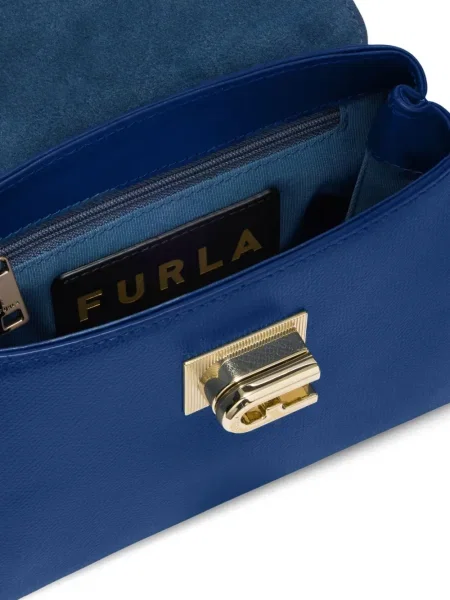 Geantă messenger Furla albastru