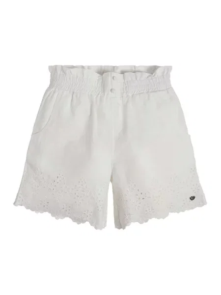 Šortky z materiálu Guess bílé