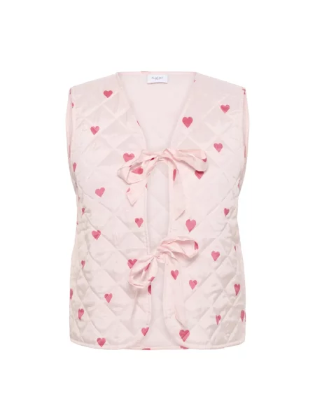 Pikowana kamizelka Saint Tropez różowa