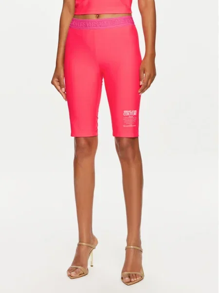 Versace Jeans Couture Pantaloni scurți ciclism Skinny Fit roz