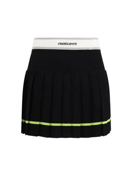 Mały spódnica plisowana Casablanca czarna