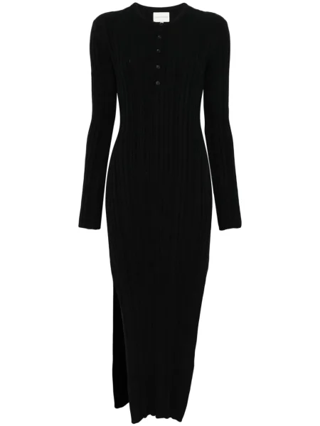 Rochie midi Loulou Studio până la genunchi de costum negru