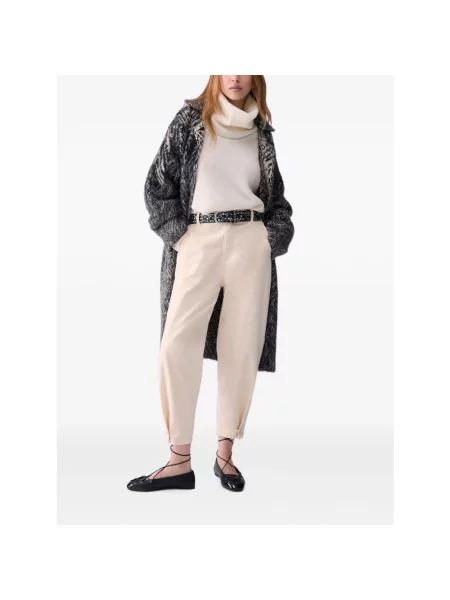 Sweter z golfem Liu Jo wełniany do golfa biały