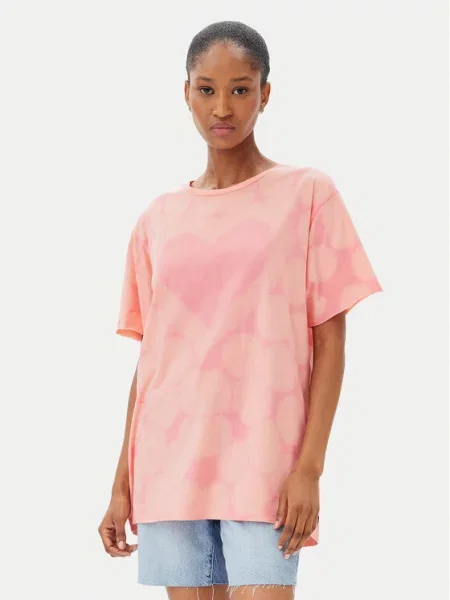 One Teaspoon T-Shirt Love Sweat różowy