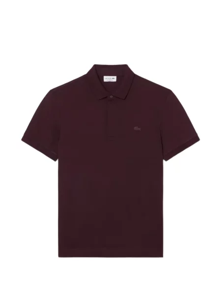 Tricou polo Lacoste cu autograf roșu