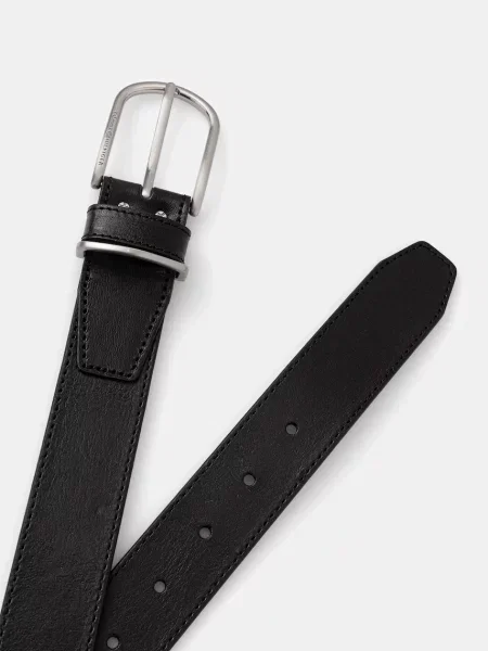 Tommy Hilfiger curea pentru bărbați din piele negru