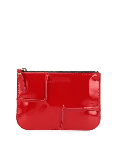 Portfel Comme Des Garcons skórzany czerwony