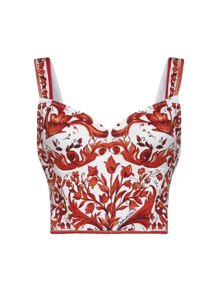 Top Dolce And Gabbana z nadrukiem