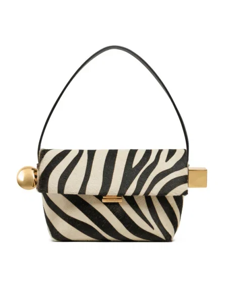 JACQUEMUS Geantă The Rond Carre alb