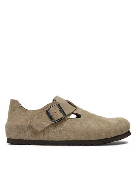 Sandály Birkenstock s přezkou béžové