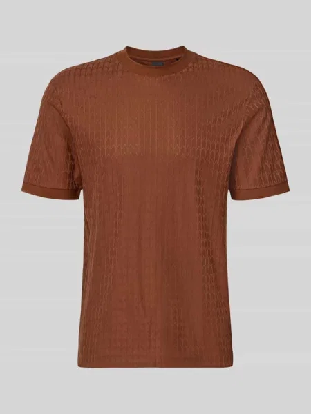 T-shirt o kroju regular fit z czystej bawełny model Thompson Boss