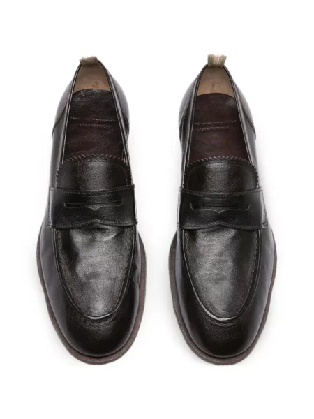 Pantofi loafer Officine Creative din piele maro