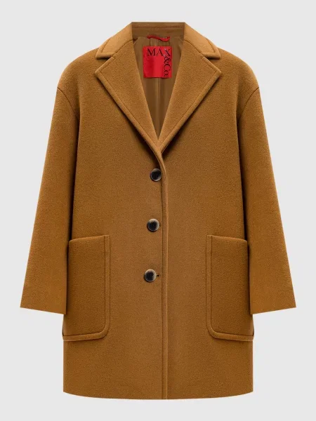 Пальто TAROCCO з вовною Max & Co коричневе