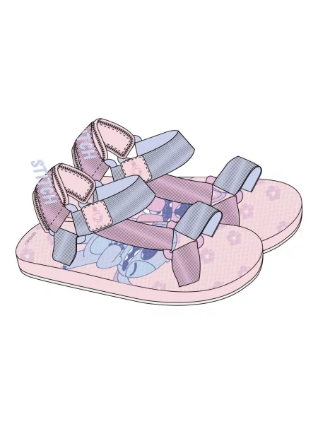 Sandale copii Stitch gri