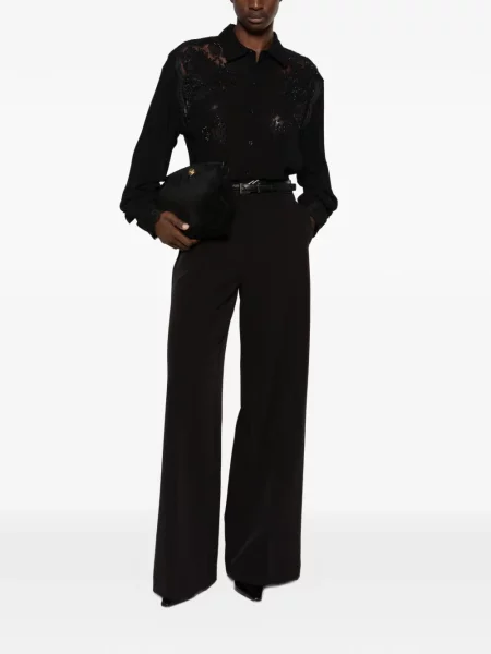 Pantaloni Ermanno Firenze fără toc negru