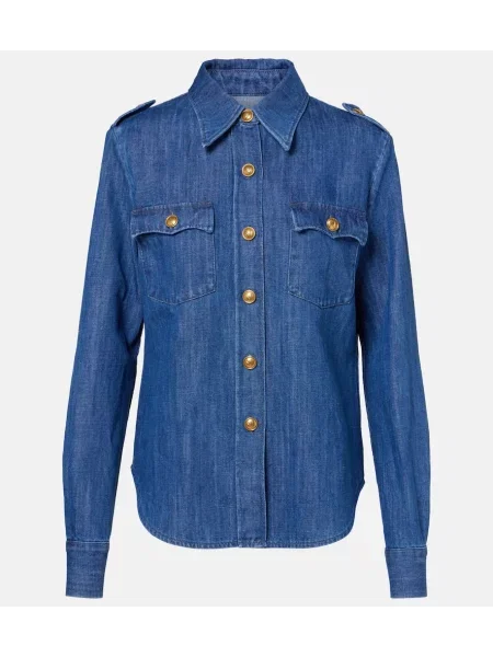 Top Valentino albastru