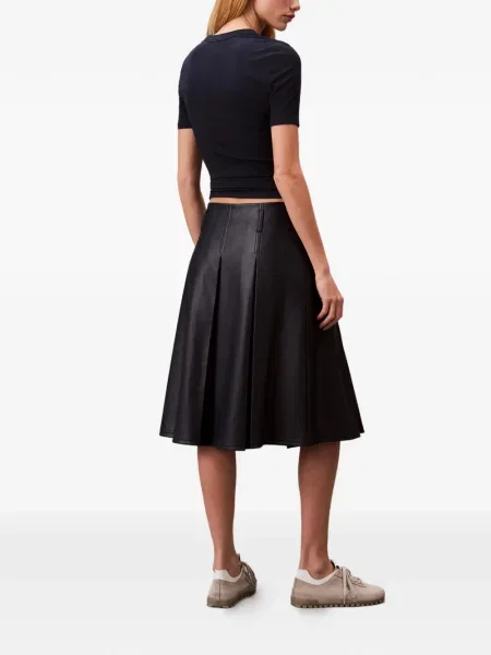 Tricou Calvin Klein cu autograf albastru
