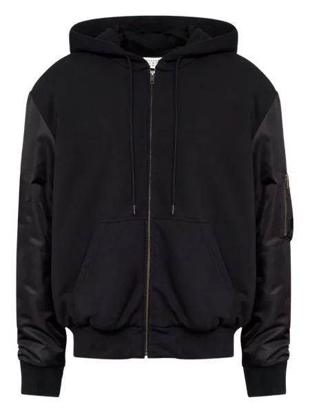Hanorac cu glugă Mm6 Maison Margiela negru