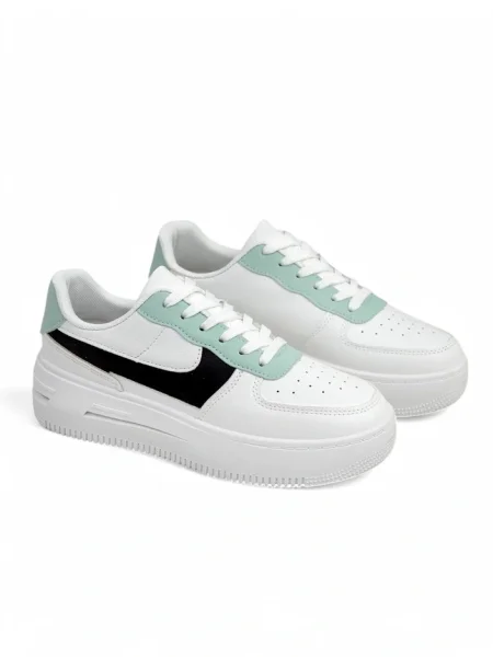 Sneakerși Resti alb