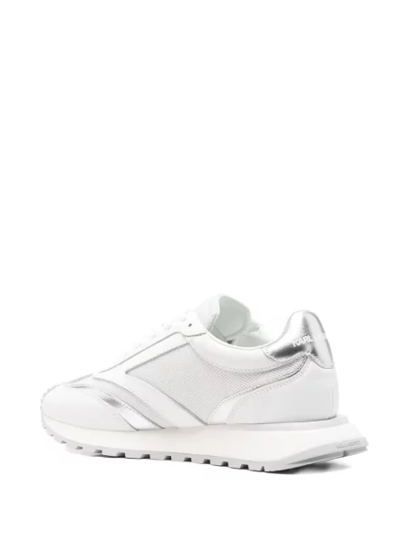 Sneakerși Karl Lagerfeld din piele alb