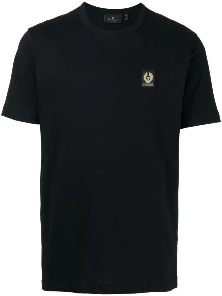 Tricou Belstaff cu decolteu în U negru