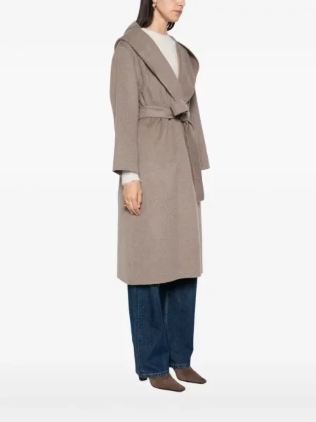 Cu centură palton 's Max Mara cu glugă