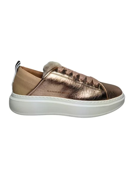 Sneakersy Alexander Smith skórzane różowe