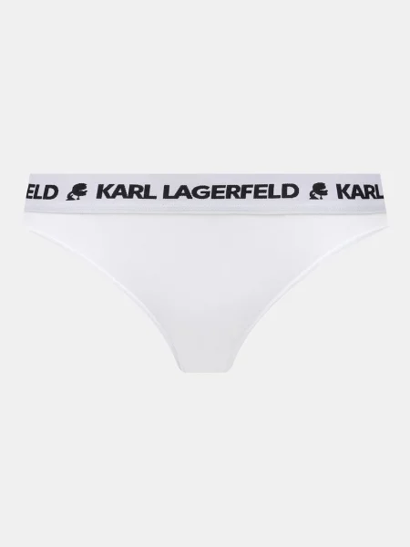 Nohavičky brief Karl Lagerfeld s autogramom biela