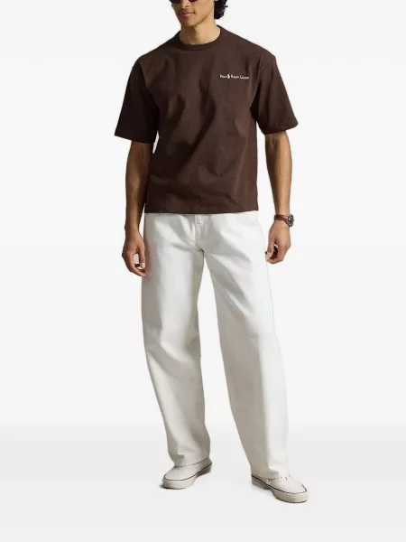 Polo Polo Ralph Lauren με κέντημα καφέ