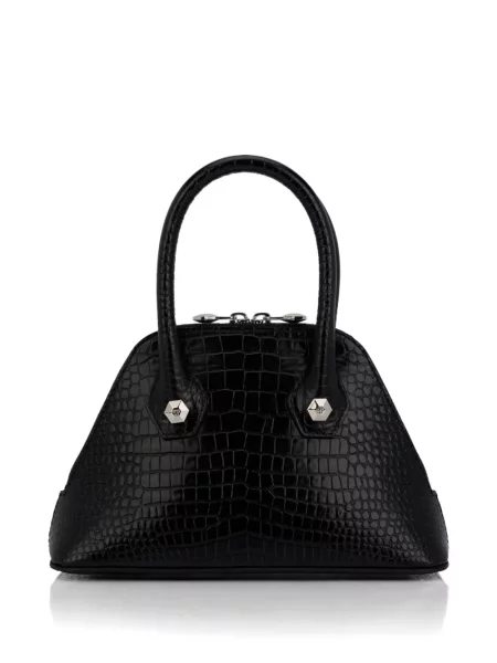 Geantă shopper Philipp Plein negru