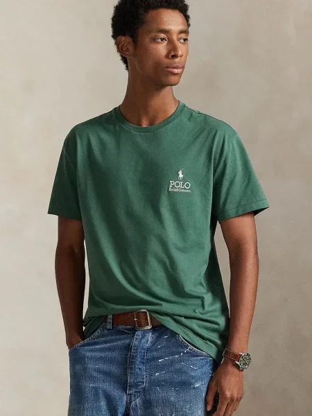 Polo Ralph Lauren t-shirt ανδρικό πράσινο