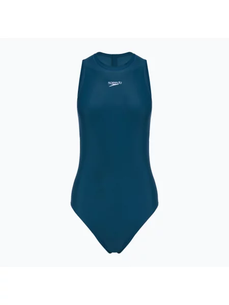 Speedo Hydrasuit дамски бански костюм от една част тъмночервен синьо