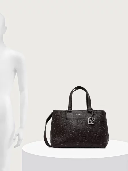 Táska Armani Exchange Sötétbarna barna