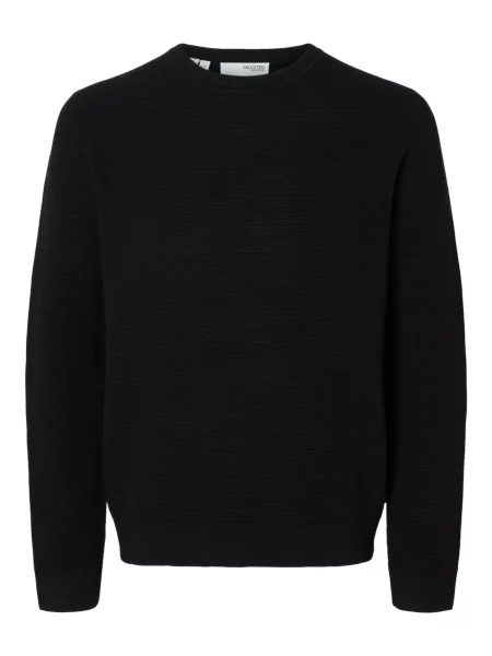 SELECTED HOMME Pulover SLHRoss' negru