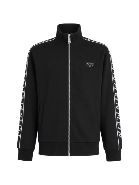 Geacă Philipp Plein alergare cu autograf negru