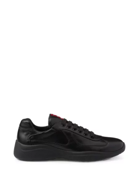 Sneakerși Prada din piele negru