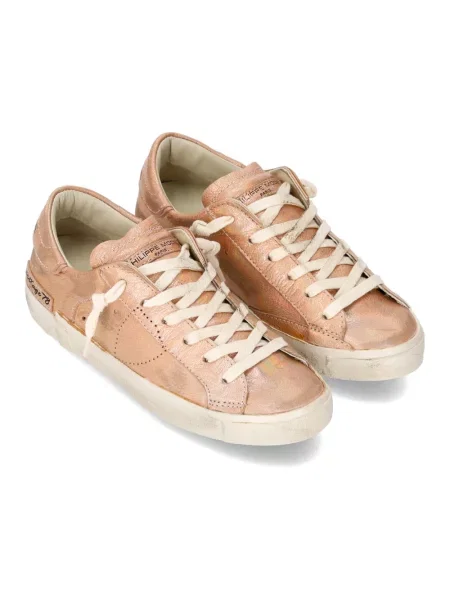 Buty do tenisa Philippe Model skórzane do tenisa brązowe