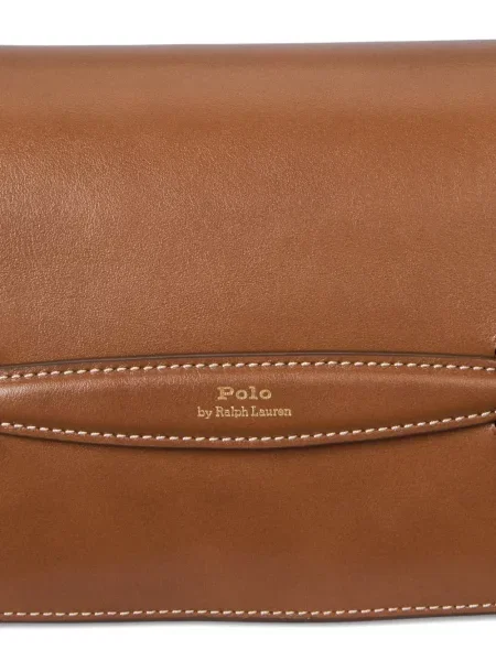 Cu centură chiloți Polo Ralph Lauren cu cataramă din piele de căprioară negru