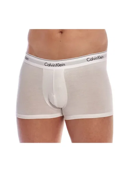 Calvin Klein kąpielówki w Mężczyźni szary|czarny|biały jednolity S białe