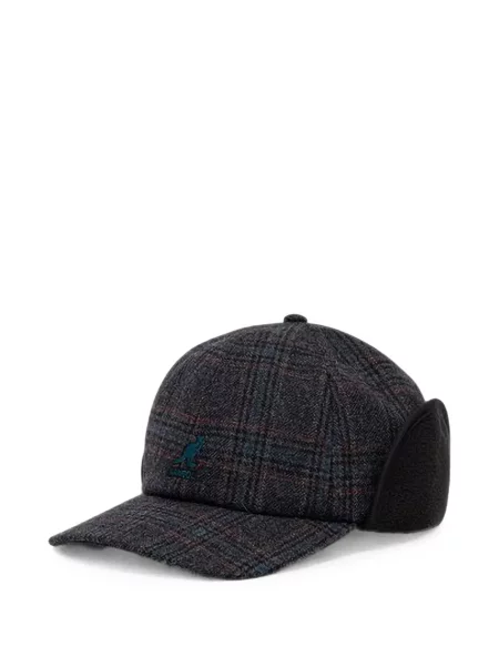 Șapcă Kangol în carouri gri