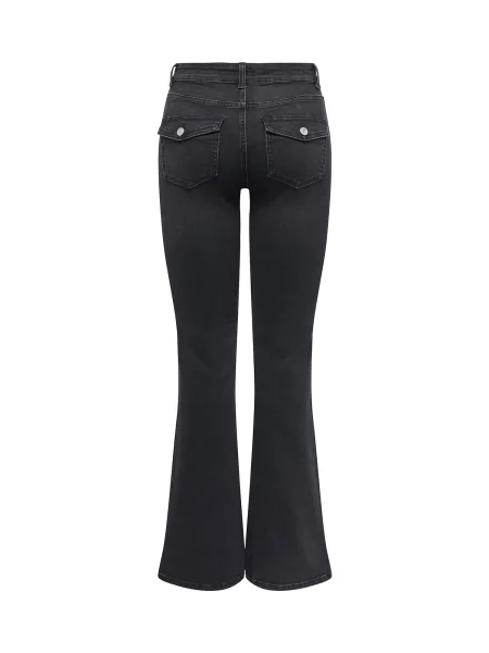 ONLY Džínsy ONLBLUSH denim čierny