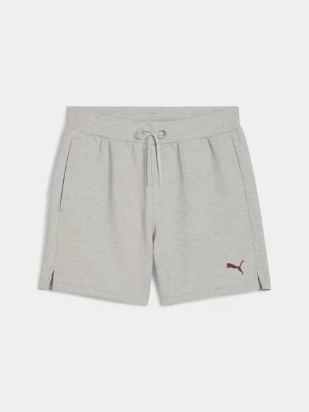 Короткие спортивные шорты Puma серые