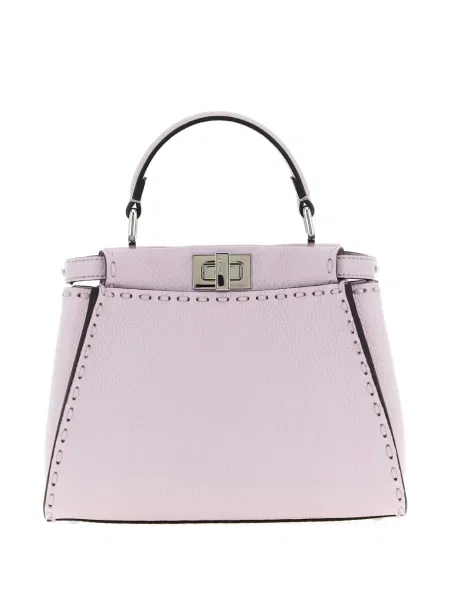 Mini geantă Fendi Peekaboo mini violet