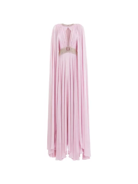 Rochie Saiid Kobeisy drapată de cristal roz