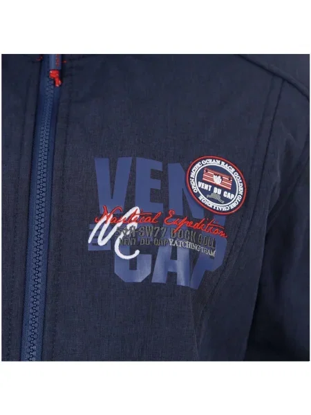 Geacă Vent Du Cap softshell albastru