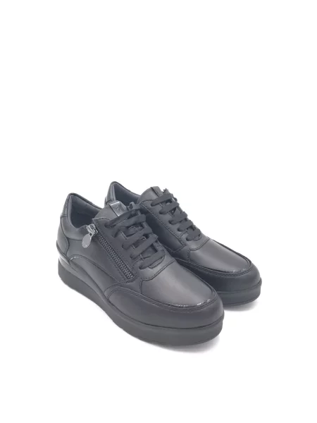 Sneakersy Stonefly skórzane czarne