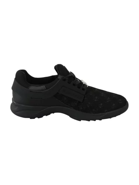 Sneakersy Plein Sport do biegania wiązane czarne