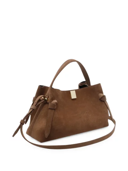 Geantă shopper Yuzefi din piele maro