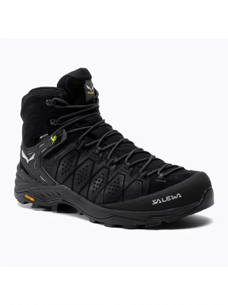 Buty trekkingowe Salewa Alp Trainer 2 Mid GTX black/black czarne